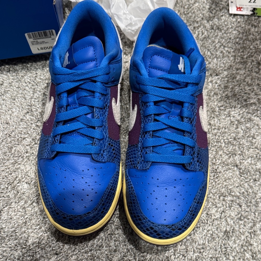 Nike Vibrant Blue and Purple Sneakers